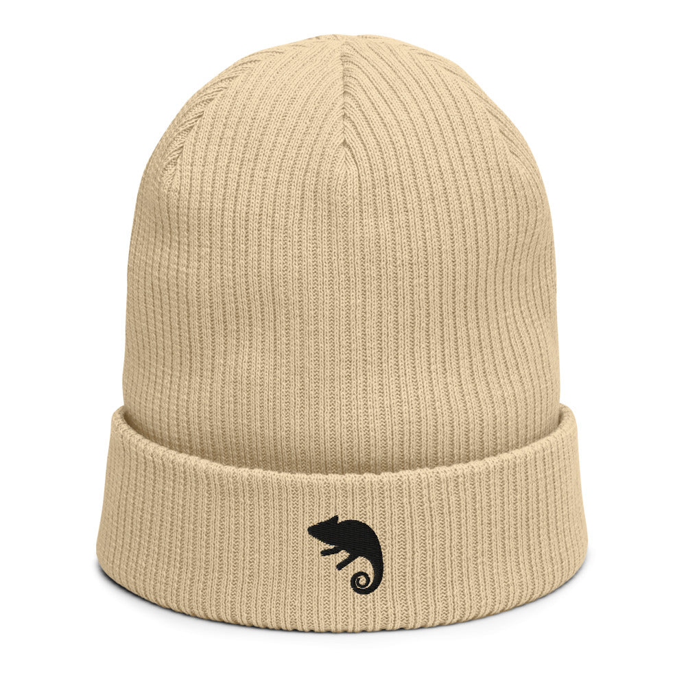 Organic Ribbed Beanie - Get Lucky (Sand)